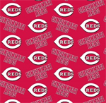Fabric Traditions - MLB - Cincinnati Reds, Red