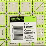 Omnigrid - Omnigrip Neon Ruler - Non-Slip - 3.5^ Square
