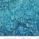 Moda - Moody Bloom - Marbled Floral, Teal