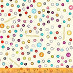 Windham - Happy Chance - Selvedge Dots, Cream