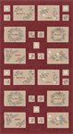 Moda - Warm Winter Wishes - 24^ Snowflake Pine Berry Panel, Deep Red