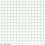Riley Blake - Bee Backgrounds - Diamond, Turquoise