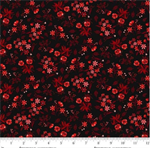 Henry Glass - Scarlet's Treasure - Nosegays, Black Red
