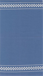 Moda - Rosie Toweling - 16^ Hemmed Edge - Woven Check, Blue