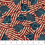 Northcott - 108^ Stonehenge America 250 - Flags, Beige