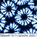 Windham Fabrics - Winter Fleece Print - Shibori, Navy