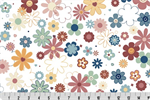 Shannon Fabrics - Cuddle Prints - Disco Daisies, Multi