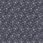 Windham Fabrics - Faded Indigo - Vine Bouquet, Raw Denim