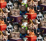 Elizabeth Studio - Cat's Meow - Reading Book, Multi
