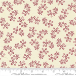 Moda - Garden Gatherings Shirtings - Pomegranate Floral, Rose/Natural