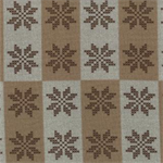 Moda - Nature's Basket - Stiched Stars Small, Brown/Gray