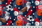 Shannon Fabrics - Cuddle Prints - Champions Digital Cuddle, Multi