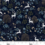 Studio E - Ashdown Forest - Deer Scenic, Midnight Blue