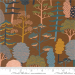Moda - Feather and Forest Bloom - Forest Trees, Walnut