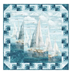 Northcott Pattern - Split Reflection - Featuring Smooth Sailing Collection