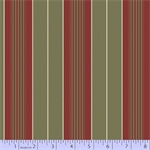 Marcus Fabrics - Brick - Straight Edge, Red/Green