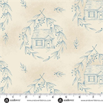 Andover Fabrics - Special Delivery - Cozy Cottage, Blue Willow
