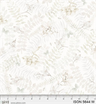 P & B Textiles - Indigo Song - Tonal Floral, White