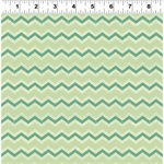 Clothworks - Snarky Cats - Chevron, Light Olive