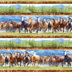 Wilmington Prints - Wild at Heart - Repeating Stripe, Multi