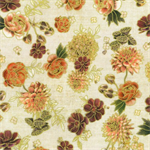 Robert Kaufman - Hello Fall - Small Flowers, Linen