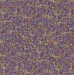 Timeless Treasures - Wit and Wisdom - Packed Flowers & Dots, Purple