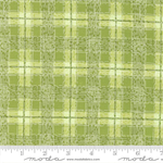 Moda - Pansy's Posies - Plaid, Fern