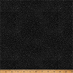 Hoffman California - Blooming Holidays - Pinprick Dots, Onyx/Silver