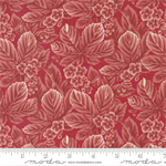 Moda - Chateau De Chantilly - Amelie Floral Leaf, Rouge