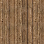 Elizabeth Studio - Landscape Medley - Wood Grain Fence, Brown