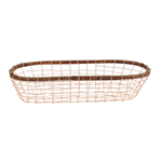 Basket - Copper Wire Oval Small