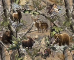 Sykel - 58/60^ Real Tree Fleece - Hidden Animals Allover, Camo
