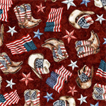 Quilting Treasures - American Country - Amrican Cowboy, Brick