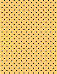 Timeless Treasures - DOT, Black on Honey