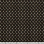 Marcus Fabrics - Black Sheep Cottons - Flowers In A Row, Black