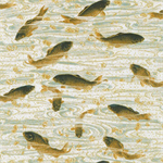 Robert Kaufman - Imperial Collection 17 - Koi, Antique