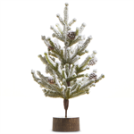 Tree - Flocked Pine 15^