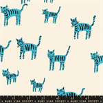 Ruby Star Society - Catnap - Tiger Stripes, Turquoise