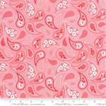 Moda - Mama's Cottage - Floral Curtains, Guava