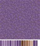 Benartex Traditions - Autumn Breeze - Acorn Twirl, Plum