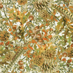 Robert Kaufman - Warm Welcome - Leaves & Acorns, Acorn