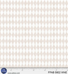 P & B Textiles - Frost & Fable - Set Diamonds, White/Neutral