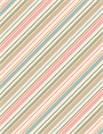 Wilmington Prints - Blessed by Nature - Diagonal Stripe, Multi