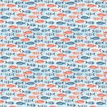 3 Wishes - Ahoy Mate - Playful Fishy Friends, Light Blue