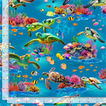 Timeless Treasures - Underwater Paradise - Sea Life, Sea