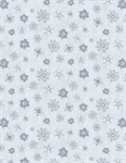 Wilmington Prints - Woodland Frost - Snowflakes, Light Blue