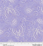 P & B Textiles - Tsuru - Butterfly Linework, Purple