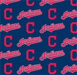 Fabric Traditions - MLB - Cleveland Indians, Black
