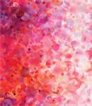 Moda - Gradients - Bubbles Digital, Red/Pink