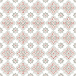 P & B Textiles - Woodland Whispers - Decorative Geo, White